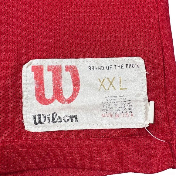 WIlson Football Jersey Men XXL 2XL VINTAGE 70's 80's Outlaws Made in USA - Picture 8 of 16